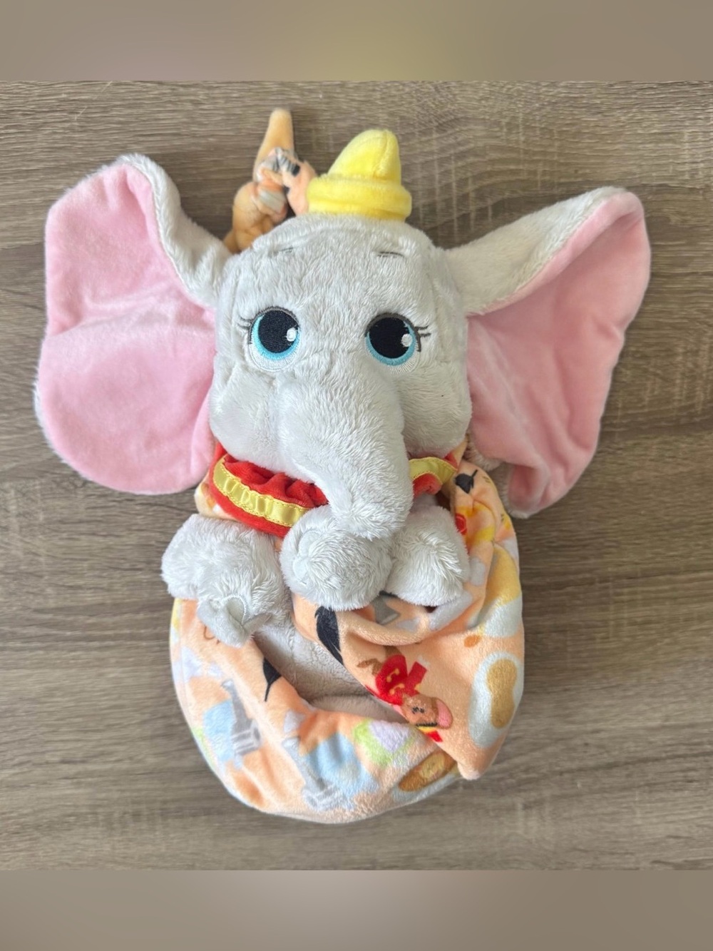 Disney Parks Baby Dumbo Plush Blanket Swaddle Pouch